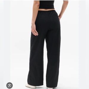 Athleta Paradise Black Wide-Leg Pants Med 🪁